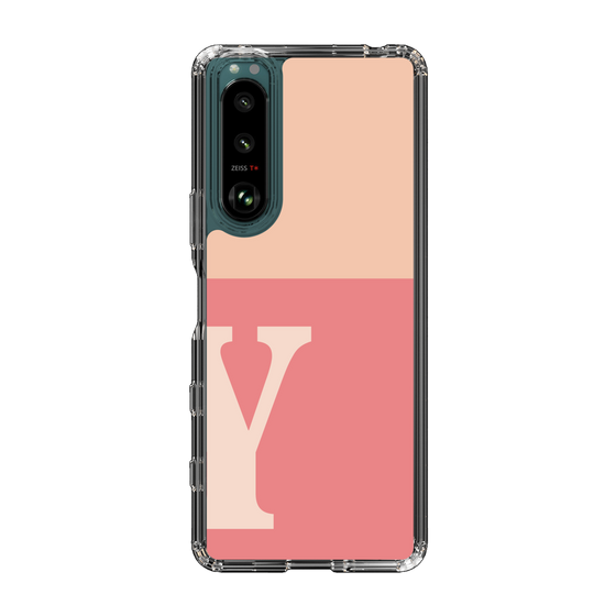 Slim Protection Case［ Original - initial two tone - Y pink ］