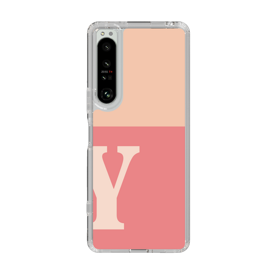 Slim Protection Case［ Original - initial two tone - Y pink ］