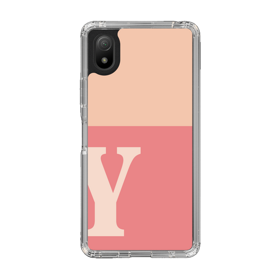 Slim Protection Case［ Original - initial two tone - Y pink ］