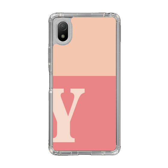 Slim Protection Case［ Original - initial two tone - Y pink ］