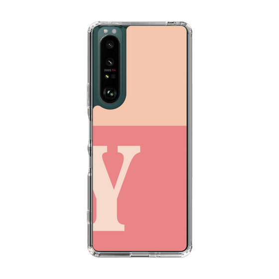 Slim Protection Case［ Original - initial two tone - Y pink ］