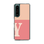 Slim Protection Case［ Original - initial two tone - Y pink ］