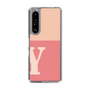 Slim Protection Case［ Original - initial two tone - Y pink ］