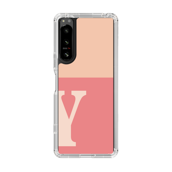 Slim Protection Case［ Original - initial two tone - Y pink ］