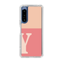 Slim Protection Case［ Original - initial two tone - Y pink ］