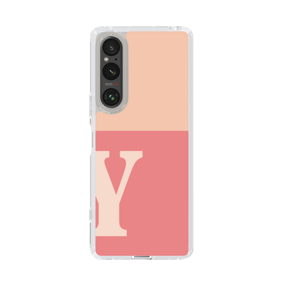 Slim Protection Case［ Original - initial two tone - Y pink ］