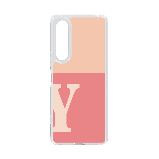 Slim Protection Case［ Original - initial two tone - Y pink ］