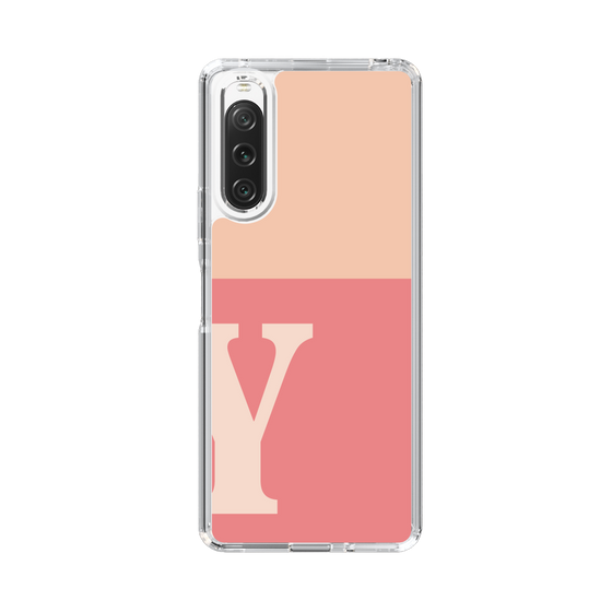 Slim Protection Case［ Original - initial two tone - Y pink ］