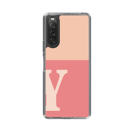 Slim Protection Case［ Original - initial two tone - Y pink ］