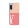 Slim Protection Case［ Original - initial two tone - Y pink ］