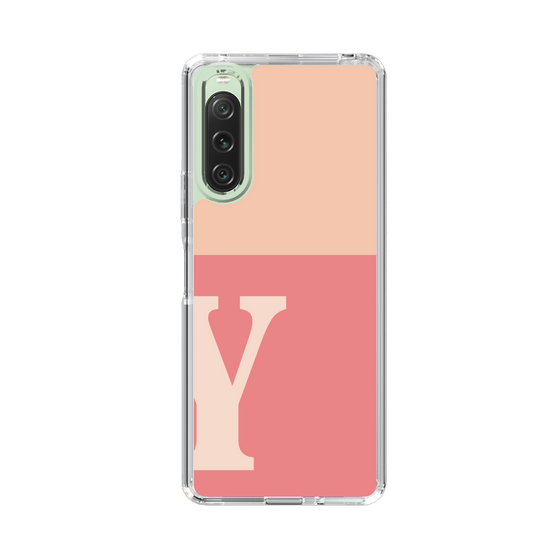 Slim Protection Case［ Original - initial two tone - Y pink ］