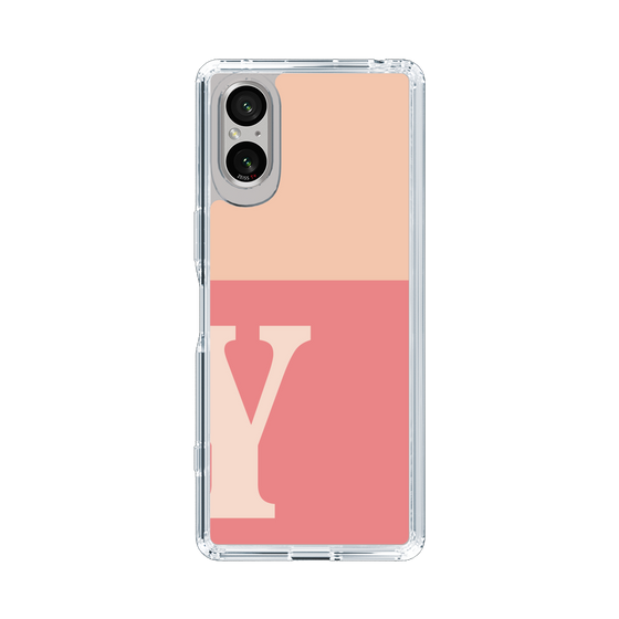 Slim Protection Case［ Original - initial two tone - Y pink ］