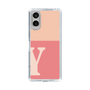 Slim Protection Case［ Original - initial two tone - Y pink ］