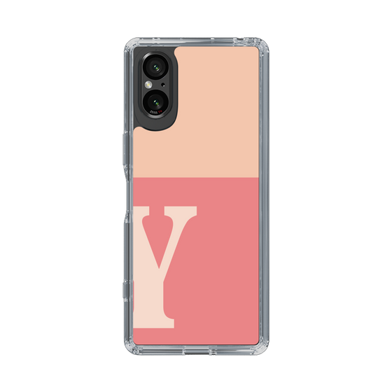 Slim Protection Case［ Original - initial two tone - Y pink ］