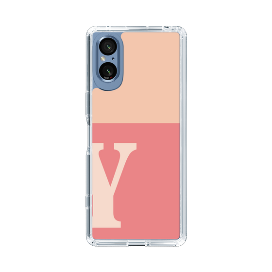 Slim Protection Case［ Original - initial two tone - Y pink ］