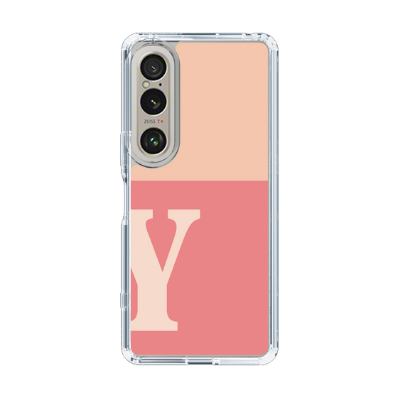 Slim Protection Case［ Original - initial two tone - Y pink ］