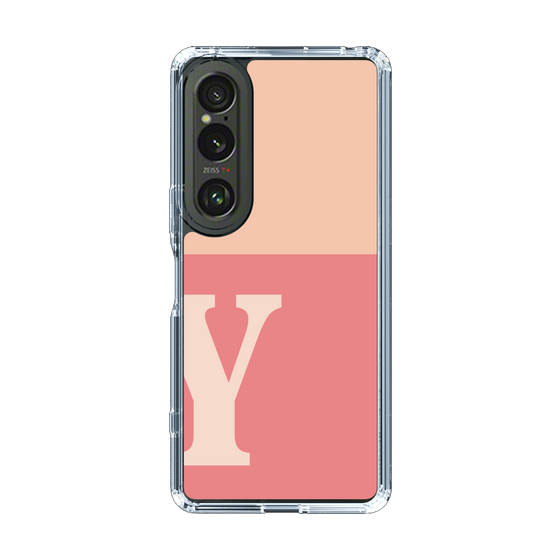 Slim Protection Case［ Original - initial two tone - Y pink ］