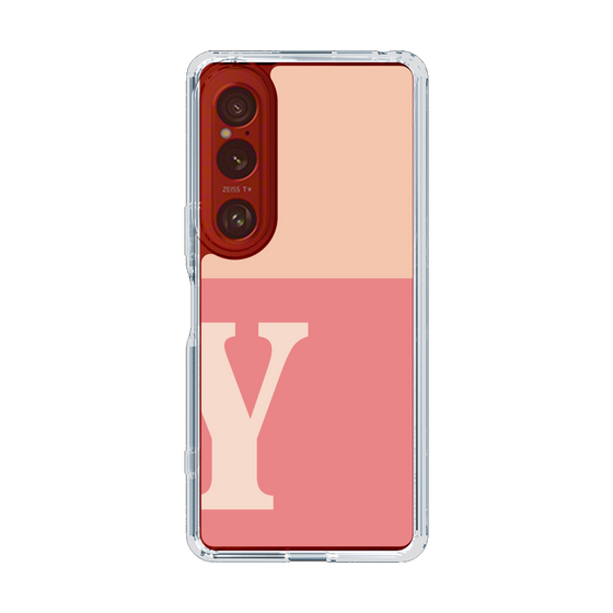 Slim Protection Case［ Original - initial two tone - Y pink ］