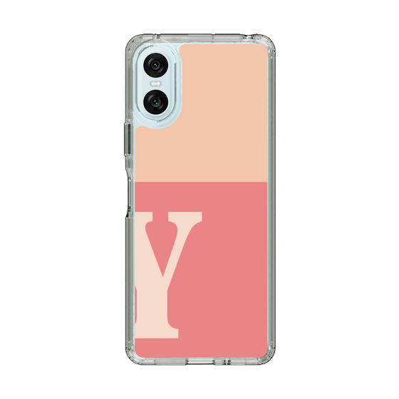 Slim Protection Case［ Original - initial two tone - Y pink ］