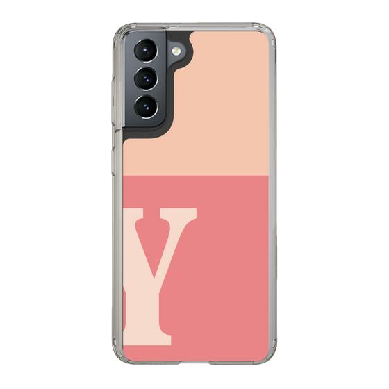 Slim Protection Case［ Original - initial two tone - Y pink ］