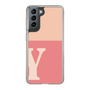 Slim Protection Case［ Original - initial two tone - Y pink ］
