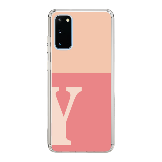 Slim Protection Case［ Original - initial two tone - Y pink ］