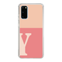 Slim Protection Case［ Original - initial two tone - Y pink ］