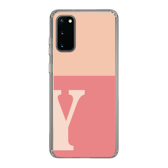 Slim Protection Case［ Original - initial two tone - Y pink ］