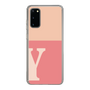 Slim Protection Case［ Original - initial two tone - Y pink ］