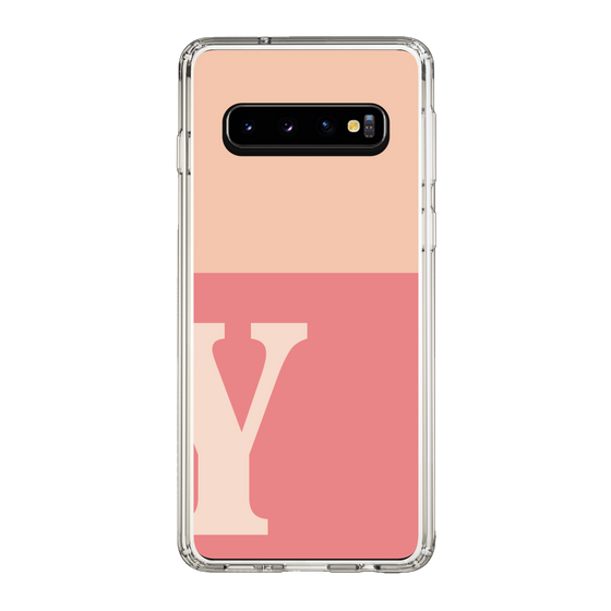 Slim Protection Case［ Original - initial two tone - Y pink ］
