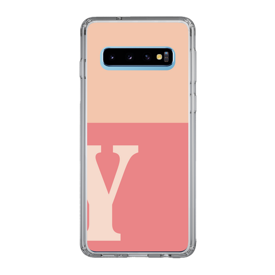 Slim Protection Case［ Original - initial two tone - Y pink ］