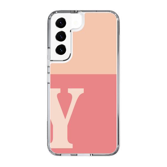 Slim Protection Case［ Original - initial two tone - Y pink ］