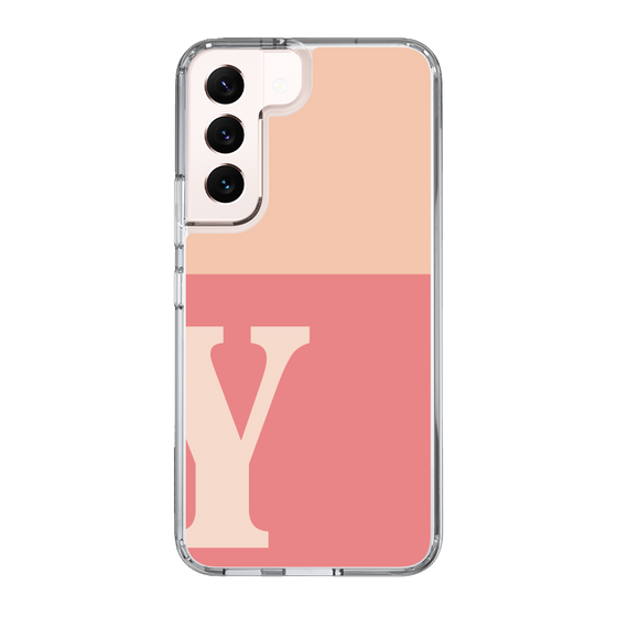 Slim Protection Case［ Original - initial two tone - Y pink ］