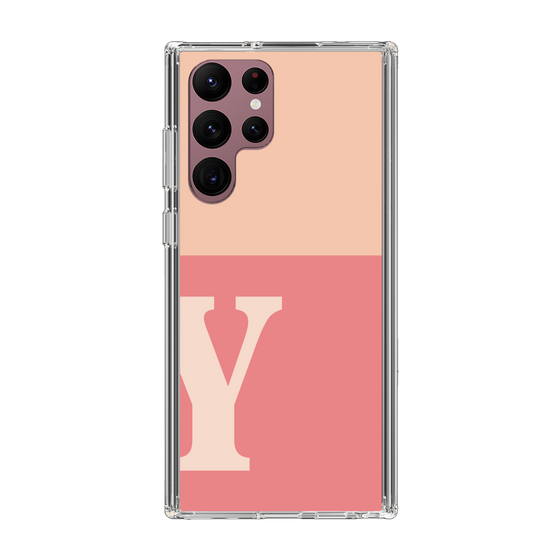 Slim Protection Case［ Original - initial two tone - Y pink ］