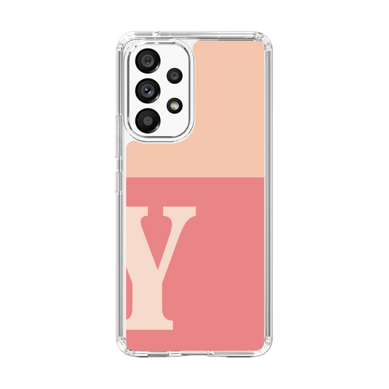 Slim Protection Case［ Original - initial two tone - Y pink ］