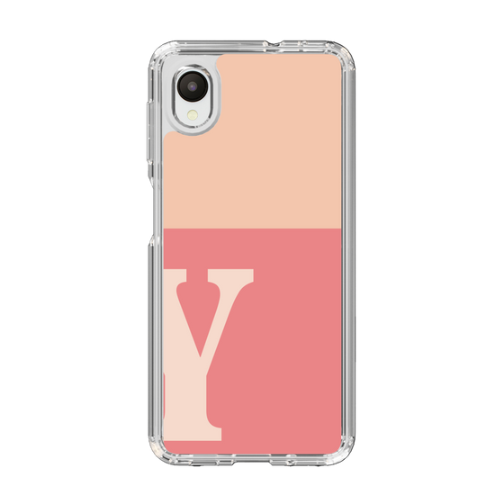 Slim Protection Case［ Original - initial two tone - Y pink ］