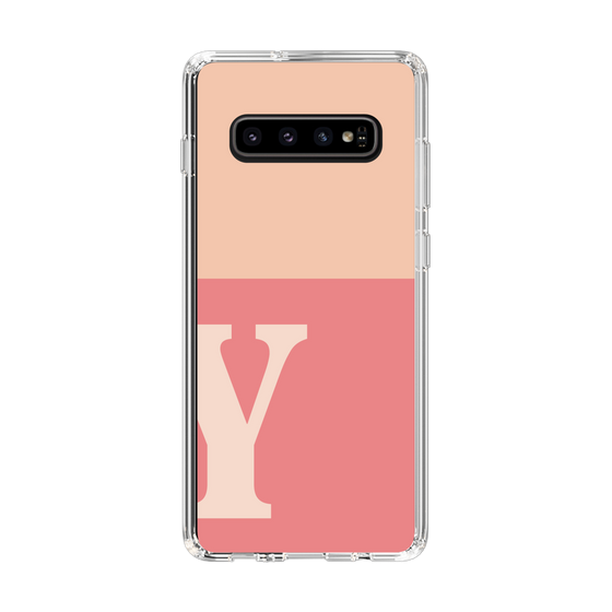 Slim Protection Case［ Original - initial two tone - Y pink ］