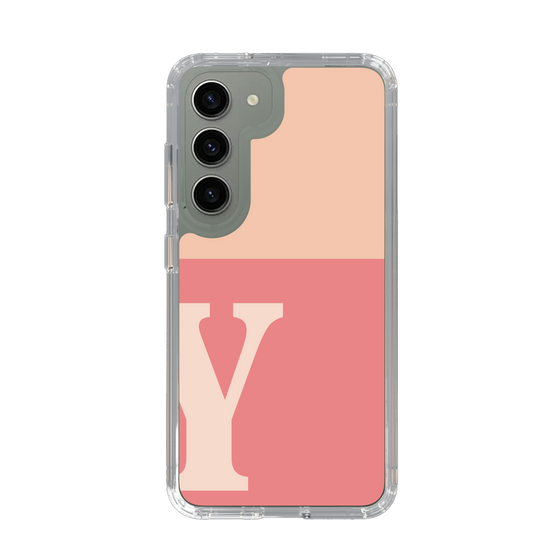 Slim Protection Case［ Original - initial two tone - Y pink ］