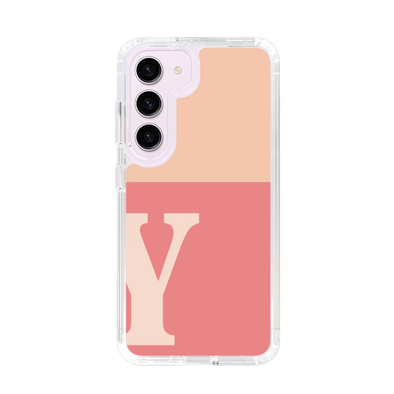 Slim Protection Case［ Original - initial two tone - Y pink ］