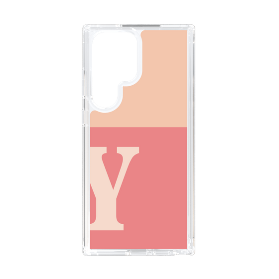 Slim Protection Case［ Original - initial two tone - Y pink ］