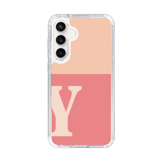 Slim Protection Case［ Original - initial two tone - Y pink ］