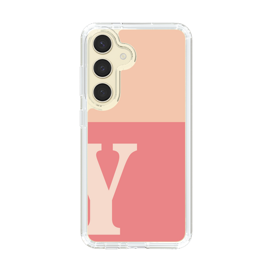 Slim Protection Case［ Original - initial two tone - Y pink ］