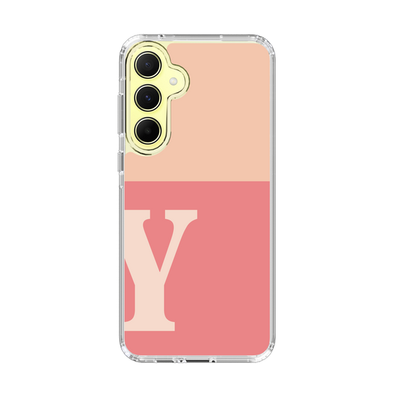 Slim Protection Case［ オリジナル - initial two tone - Y pink ］