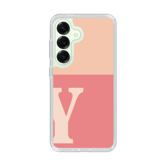 Slim Protection Case［ Original - initial two tone - Y pink ］