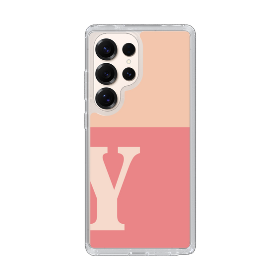 Slim Protection Case［ Original - initial two tone - Y pink ］