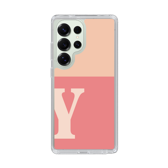 Slim Protection Case［ Original - initial two tone - Y pink ］