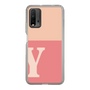 Slim Protection Case［ Original - initial two tone - Y pink ］