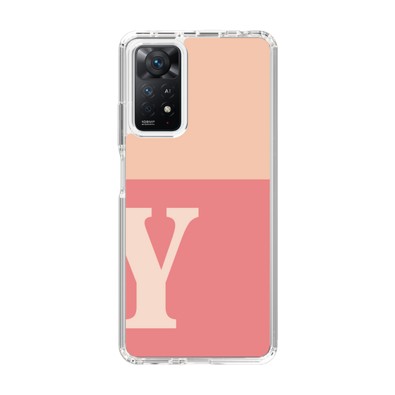 Slim Protection Case［ Original - initial two tone - Y pink ］
