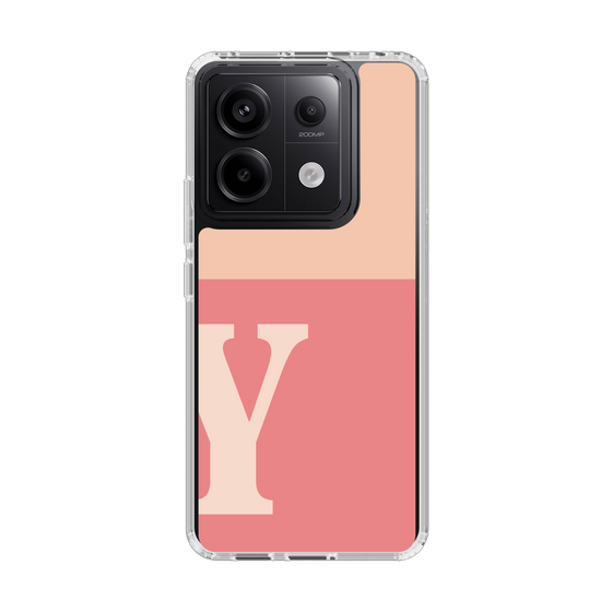 Slim Protection Case［ Original - initial two tone - Y pink ］