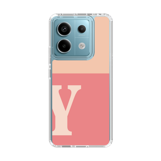 Slim Protection Case［ Original - initial two tone - Y pink ］
